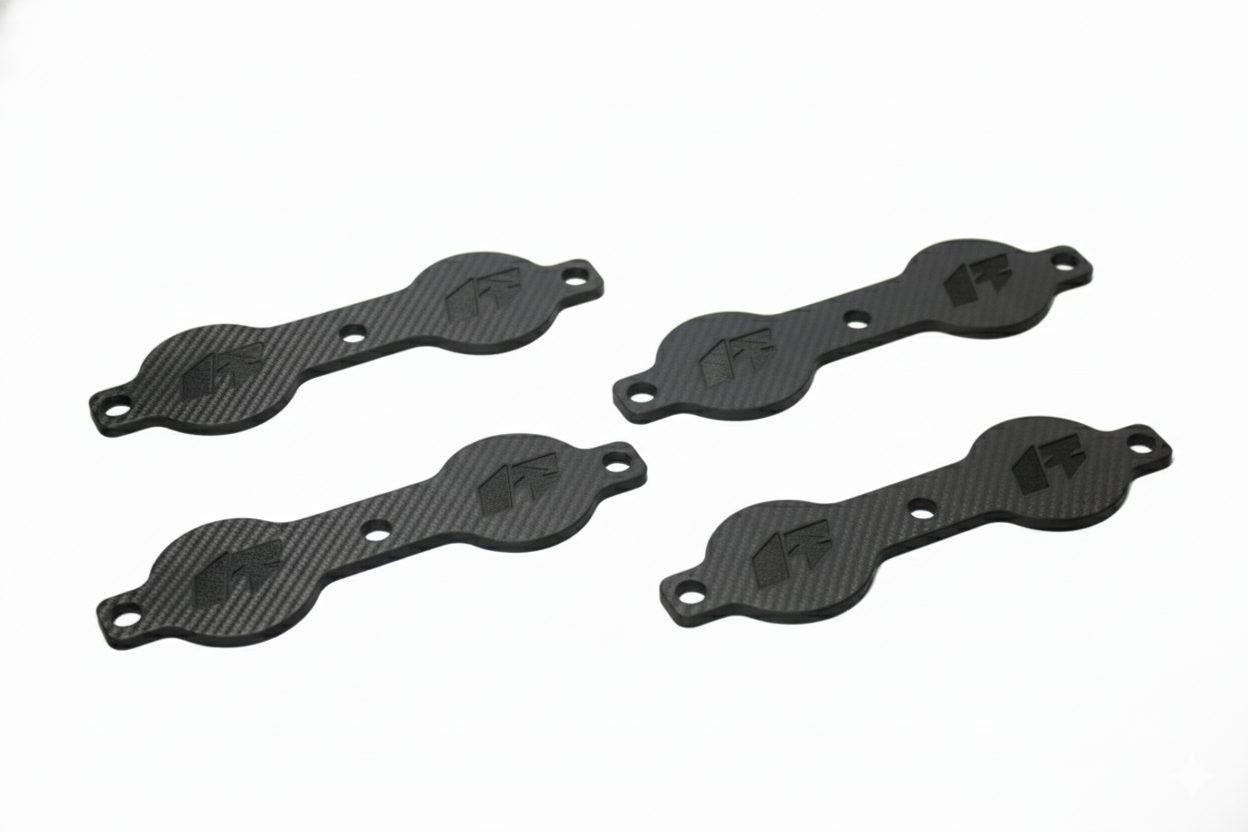 Romo Race Prep LS Exhaust Port Block-Off Plates (Set of 4)