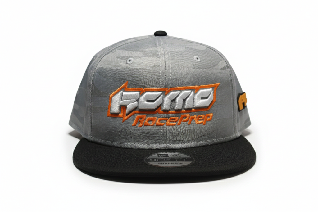 Romo Race Prep Camo Grey Cap – New Era